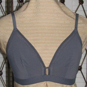 LIVELY gray mesh trim BUSTY bralette 2 34DDD-36DDD